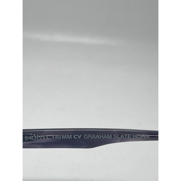STEVE MADDEN GRAAHAM SLATE HORN Grey Purple EYEGLASSES Frames Only 54-17 145 - Picture 3 of 6